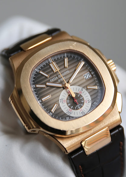 Patek Philippe Nautilus Chronograph 5980R 18K Rose Gold