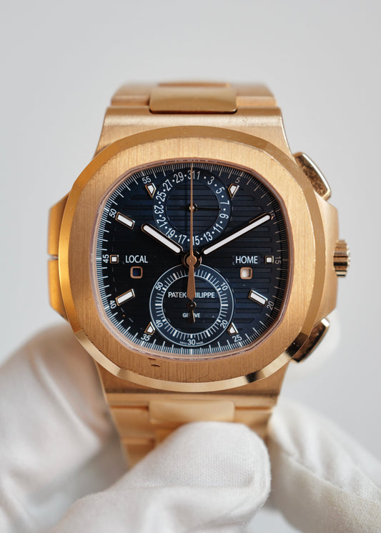 Patek Philippe Travel Time Chronograph 5990/1R 18K Rose Gold