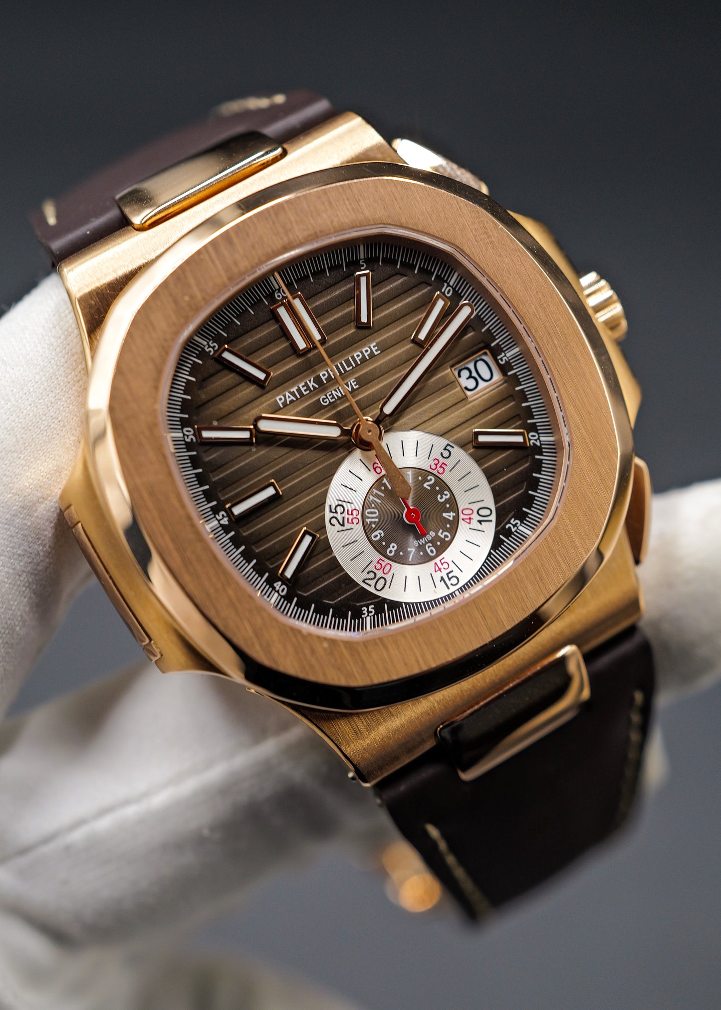 Patek Philippe Nautilus Chronograph 5980R Rose Gold