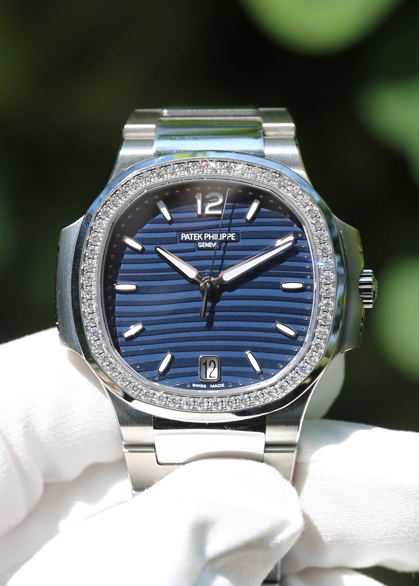 Patek Philippe Nautilus Ladies Automatic 7118/1200A Blue Dial