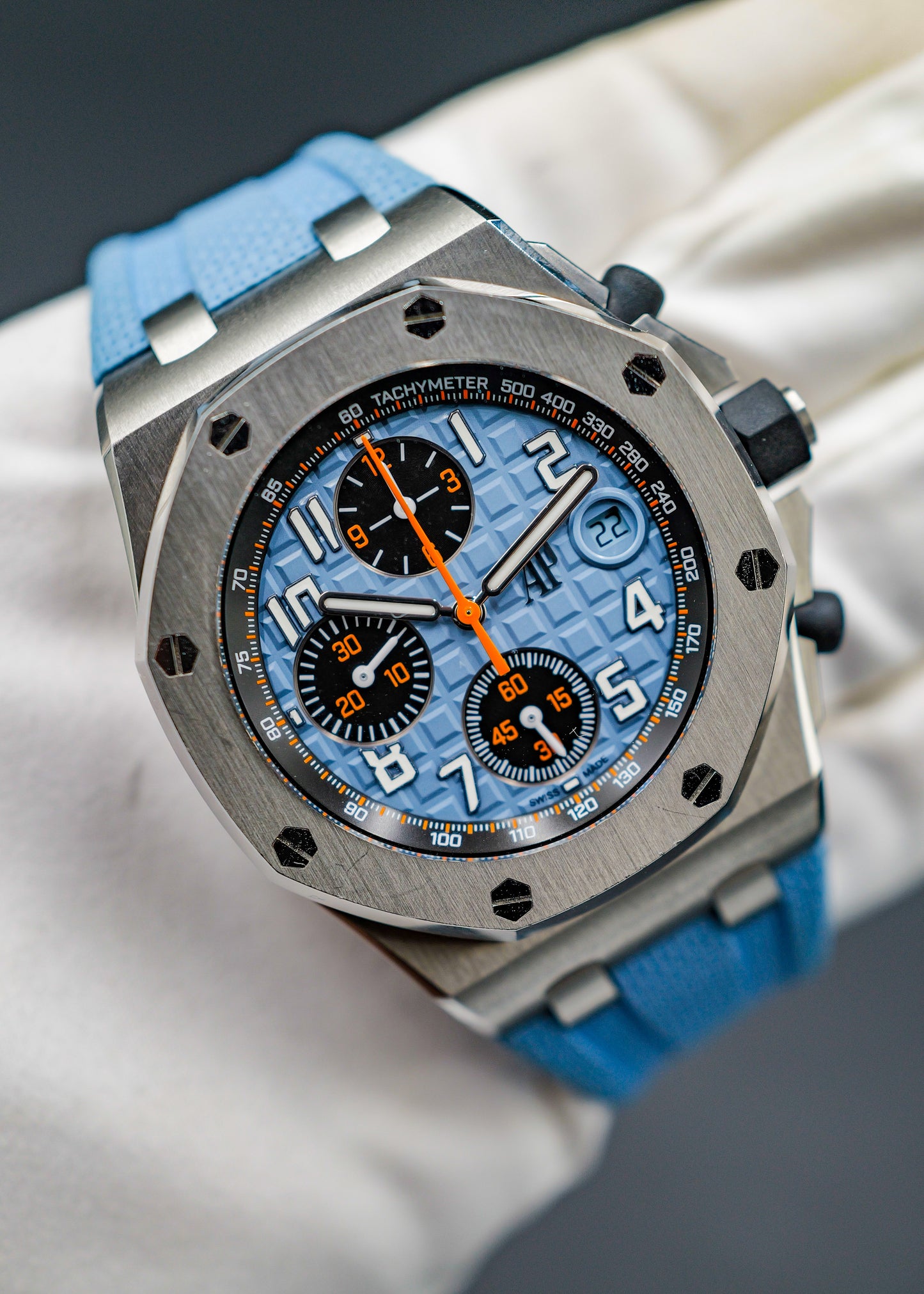 AP Royal Oak Offshore Chronograph 42mm 26238ST Gulf Blue