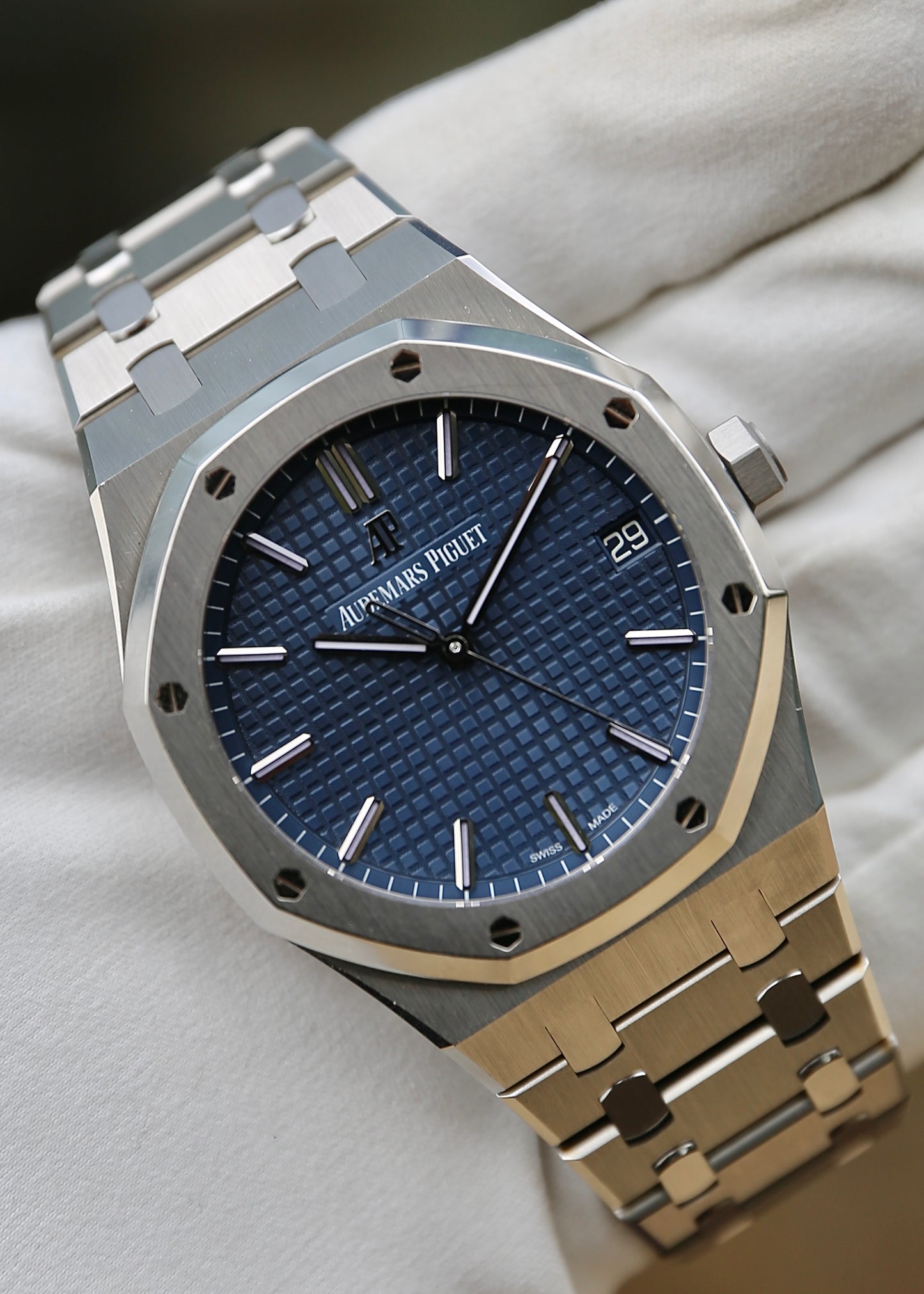 AP Royal Oak 41mm 15500ST Blue Dial