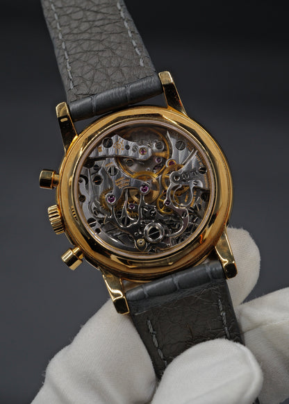 Patek Philippe Grand Complication Perpetual Calendar Chronograph 3970EJ 2nd Series Rare Leaf Hands