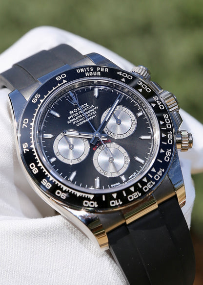 Rolex Daytona 126519LN 18K White Gold Oysterflex "Little Le Mans"