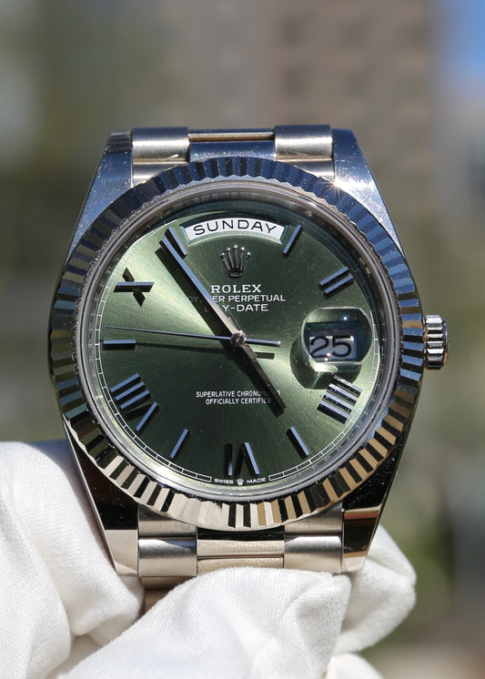 Rolex Day Date 40 60th Anniversary Olive Dial 228239