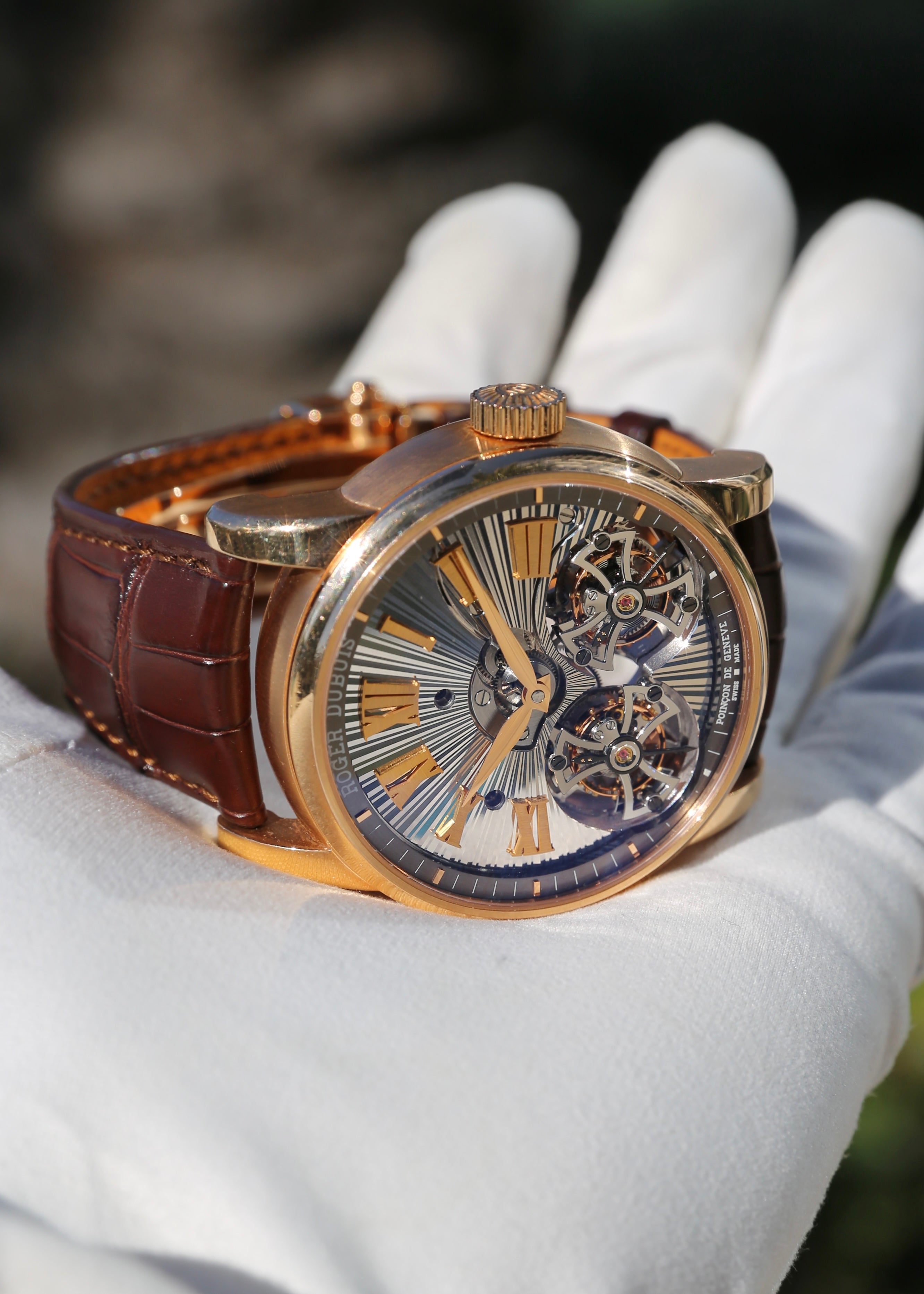 Double flying tourbillon hotsell