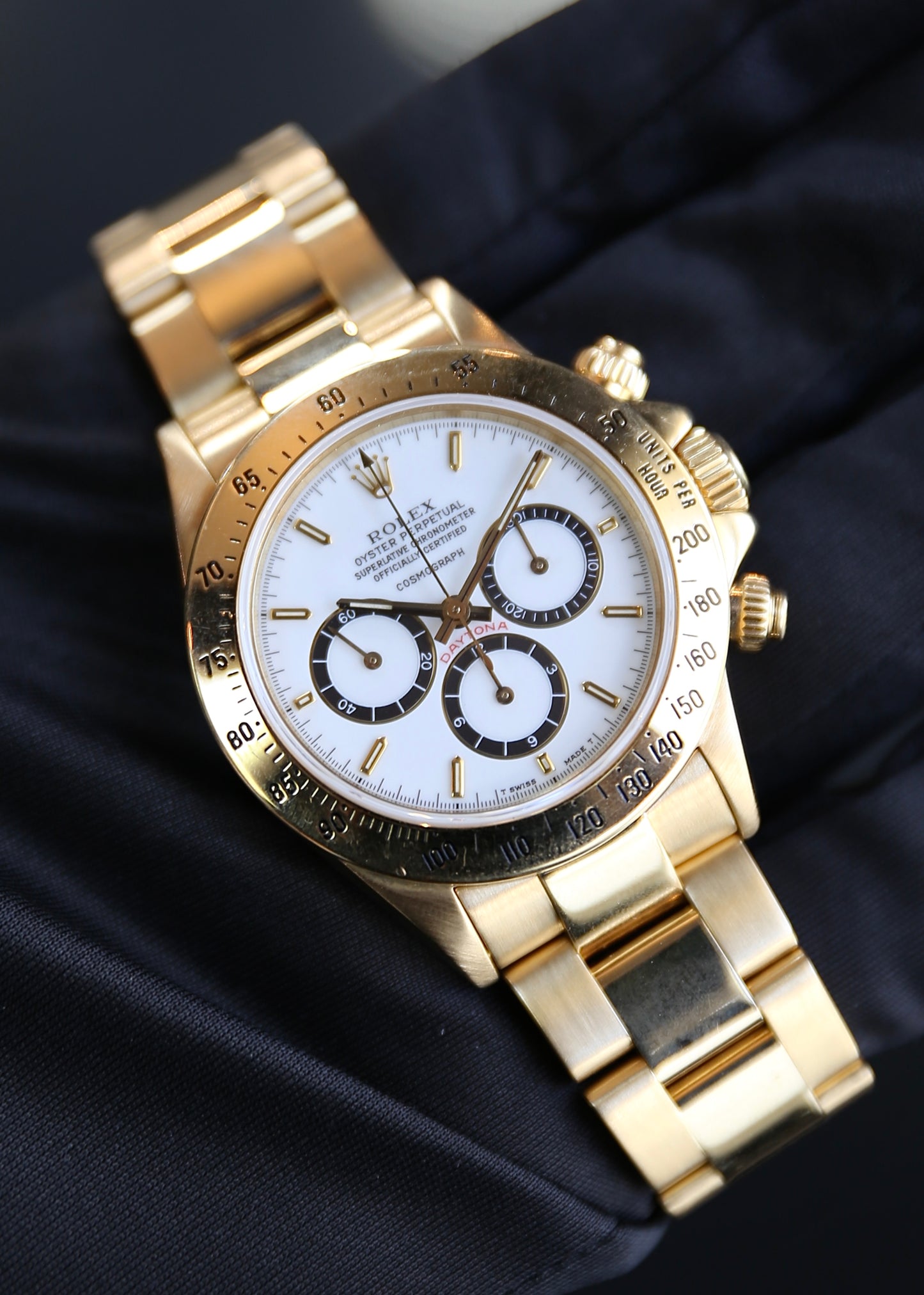 Rolex Daytona 16528 Zenith Movement Porcelain Floating Dial