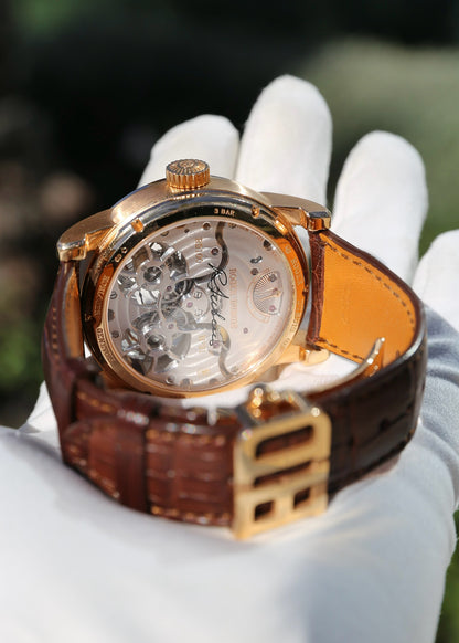 Roger Dubuis Hommage Double Flying Tourbillon 18K Rose Gold DBH00563