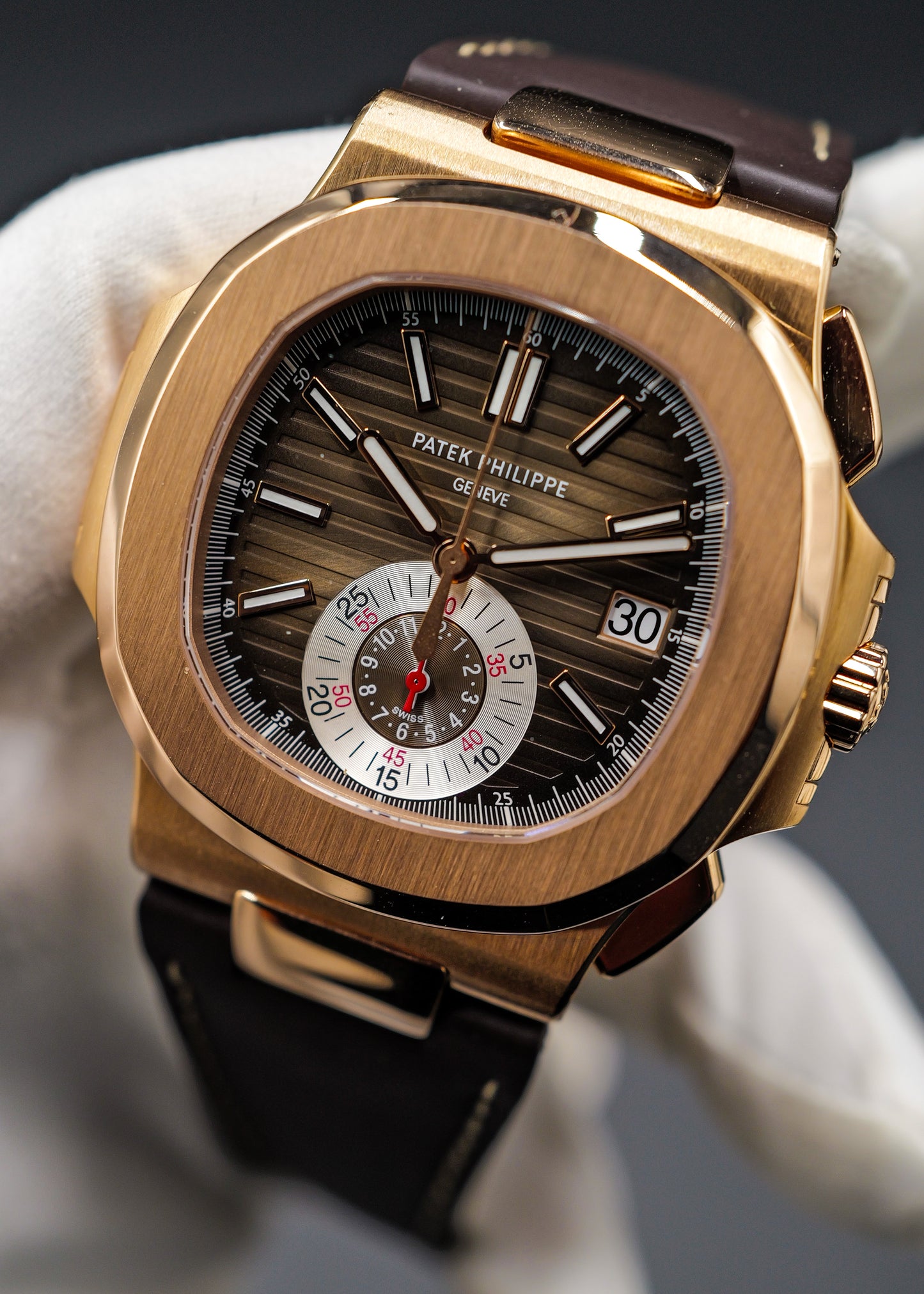 Patek Philippe Nautilus Chronograph 5980R Rose Gold