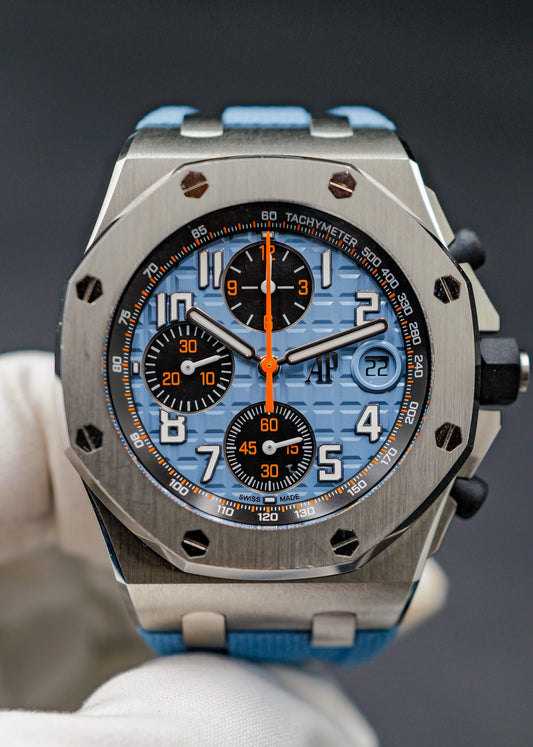 AP Royal Oak Offshore Chronograph 42mm 26238ST Gulf Blue