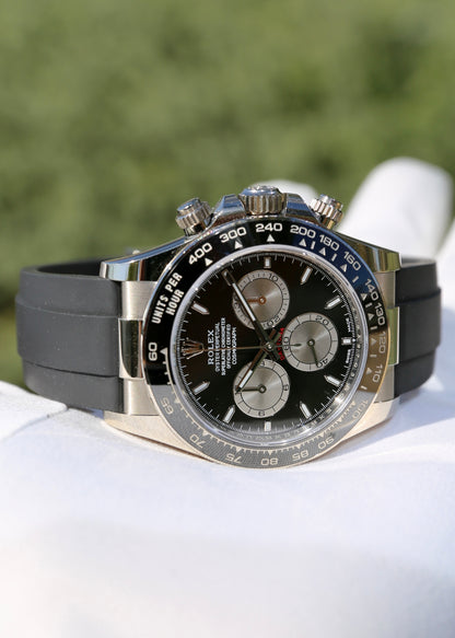 Rolex Daytona 126519LN 18K White Gold Oysterflex "Little Le Mans"