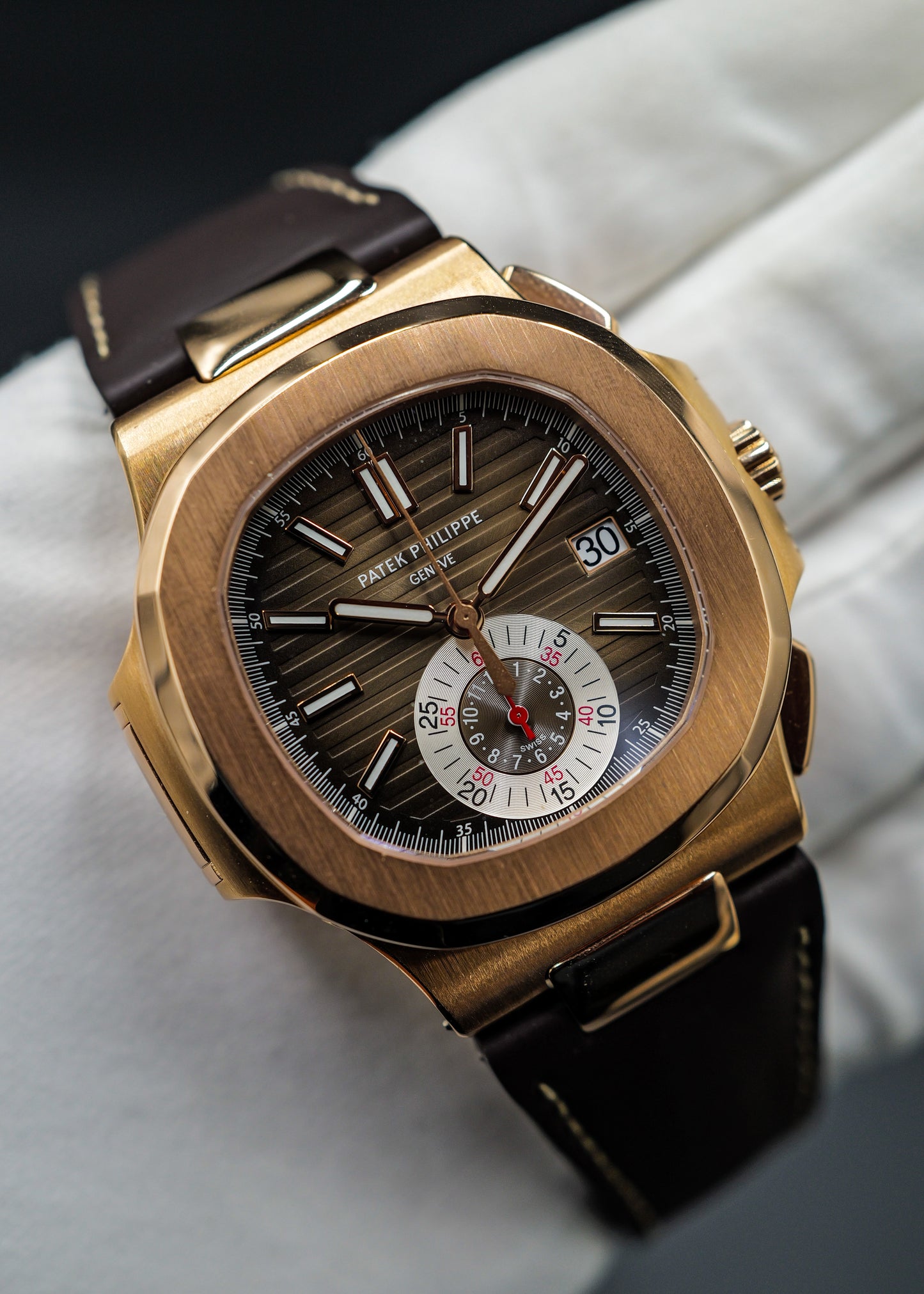 Patek Philippe Nautilus Chronograph 5980R Rose Gold