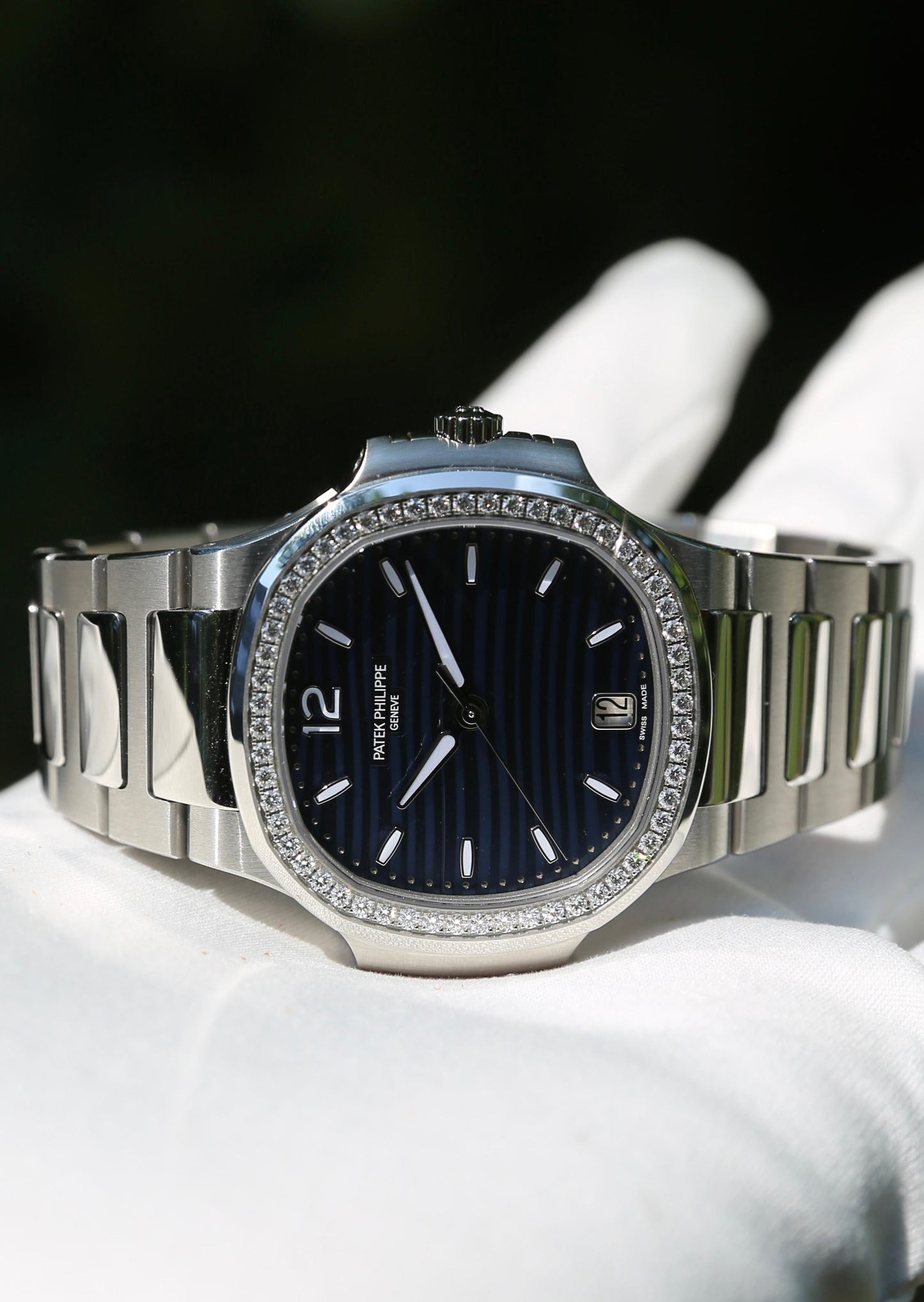 Patek Philippe Nautilus Ladies Automatic 7118/1200A Blue Dial