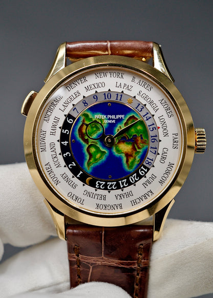 Patek Philippe World Time 5231J Rare Handcrafts Enamel Dial