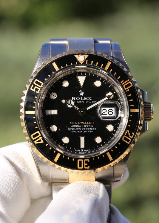 Rolex Sea Dweller 126603 Yellow Gold Two Tone