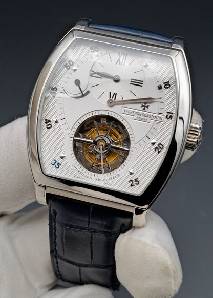 Vacheron Constantin Malte Tonneau Regulator Tourbillon Platinum  30080/000P-9357