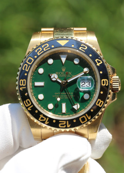 Rolex GMT Master II 116718LN Green Dial