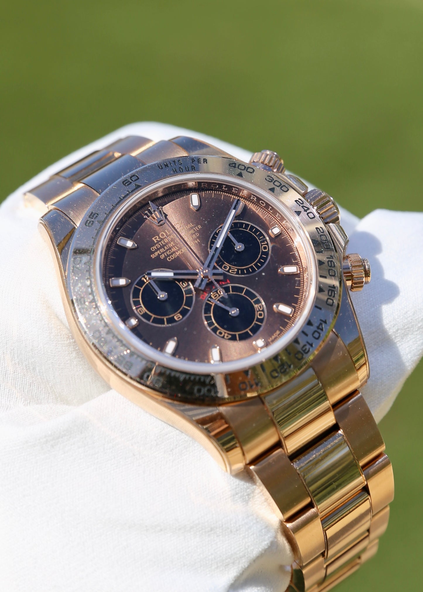 Rolex Daytona 116505 18K Rose Gold Chocolate Dial