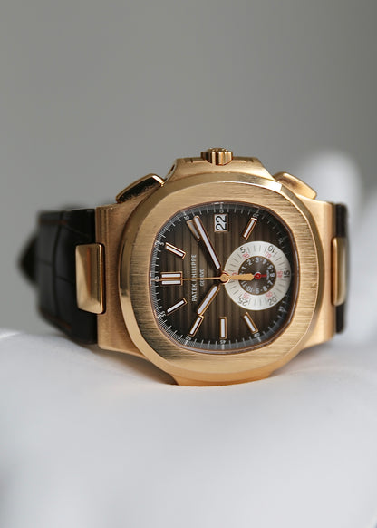 Patek Philippe Nautilus Chronograph 5980R 18K Rose Gold