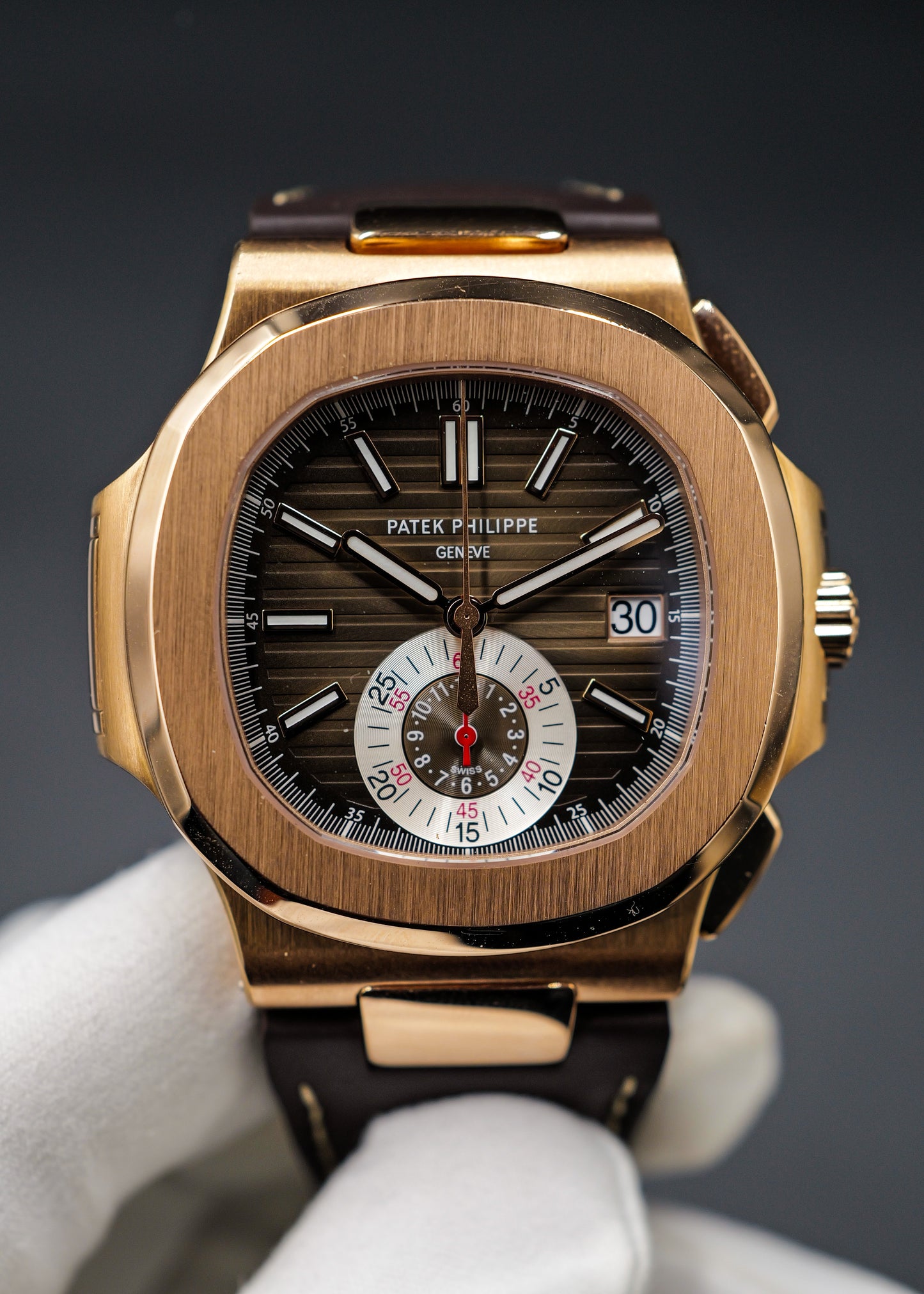 Patek Philippe Nautilus Chronograph 5980R Rose Gold