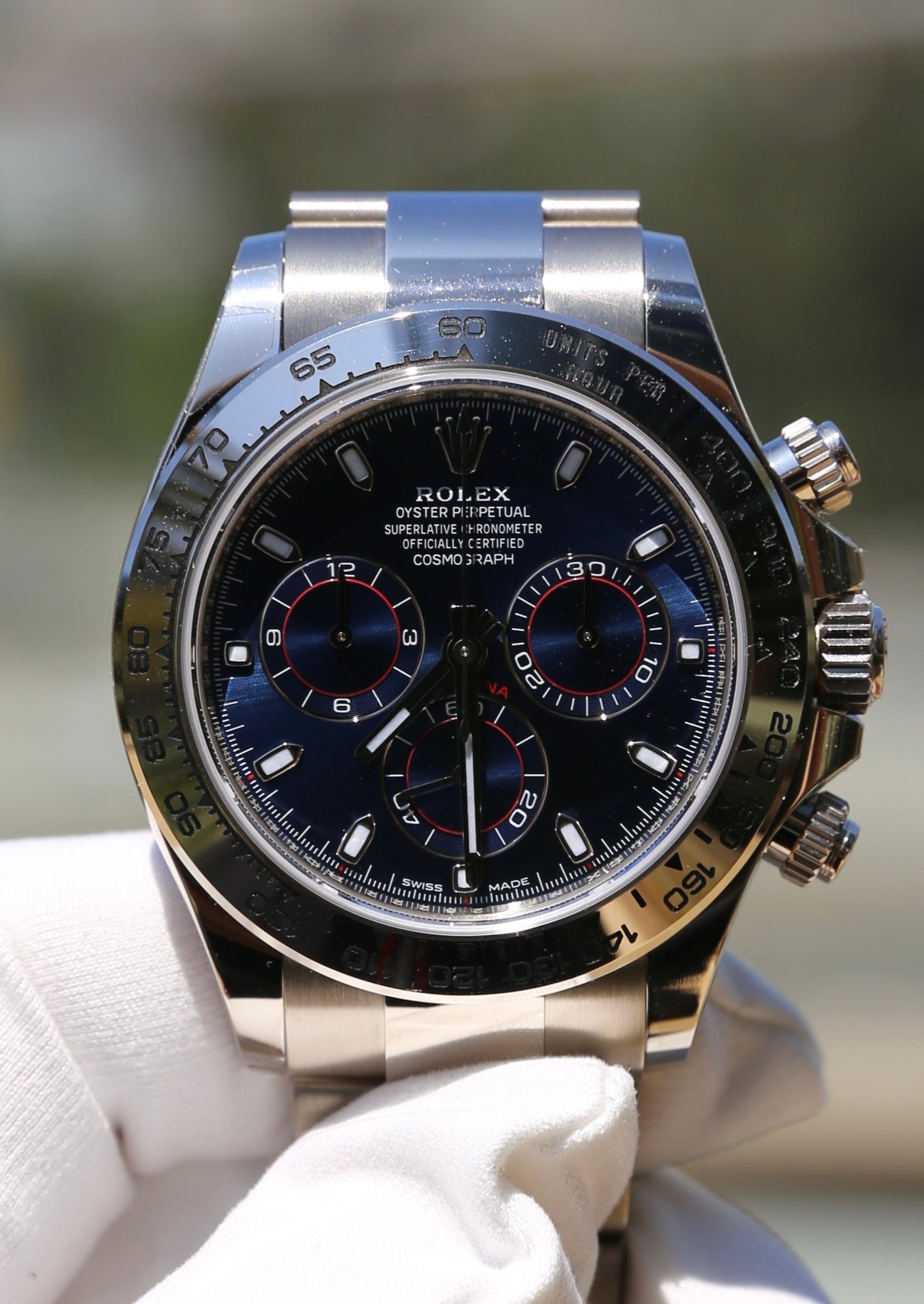 Rolex Daytona 116509 18K White Gold Blue Dial